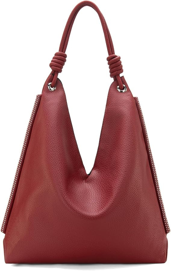 Montana West Large Hobo Shoulder Bag for Womens Knotted Slouchy Bag | Amazon (US)