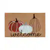 VCNY Home Pumpkin Welcome 18 in. x 30 in. Multi Coir Outdoor Door Mat HMP-MAT-1830-IN-MULTI | The Home Depot