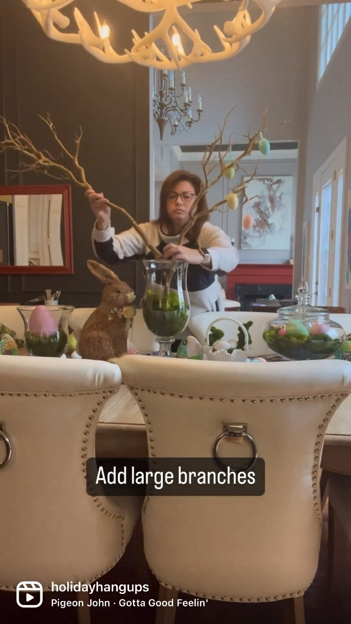 Easter table floral centerpiece.

#LTKstyletip #LTKSeasonal #LTKhome