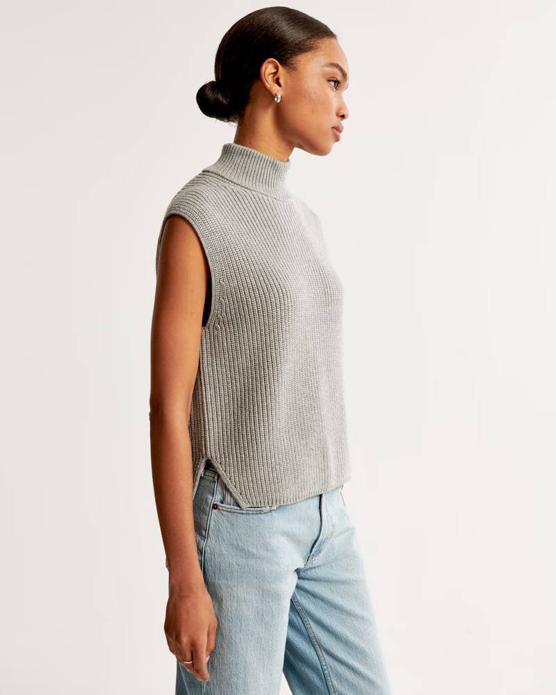 Sleeveless Turtleneck Sweater | Abercrombie & Fitch (US)
