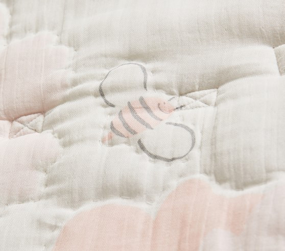 Meredith Floral Muslin Travel Play Mat | Pottery Barn Kids