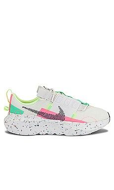 Nike Crater Impact Sneaker in Summit White, Black, & Green Glow from Revolve.com | Revolve Clothing (Global)