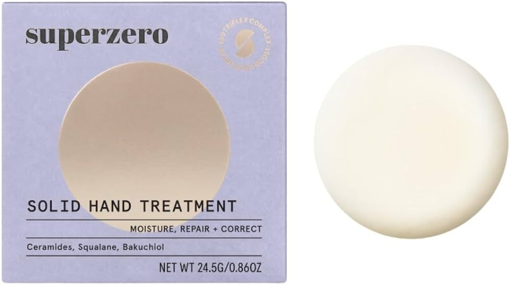 SUPERZERO Solid Hand Cream for Dry, Rough hands, Uneven skin tone, and signs of Fine Lines and Wr... | Amazon (US)