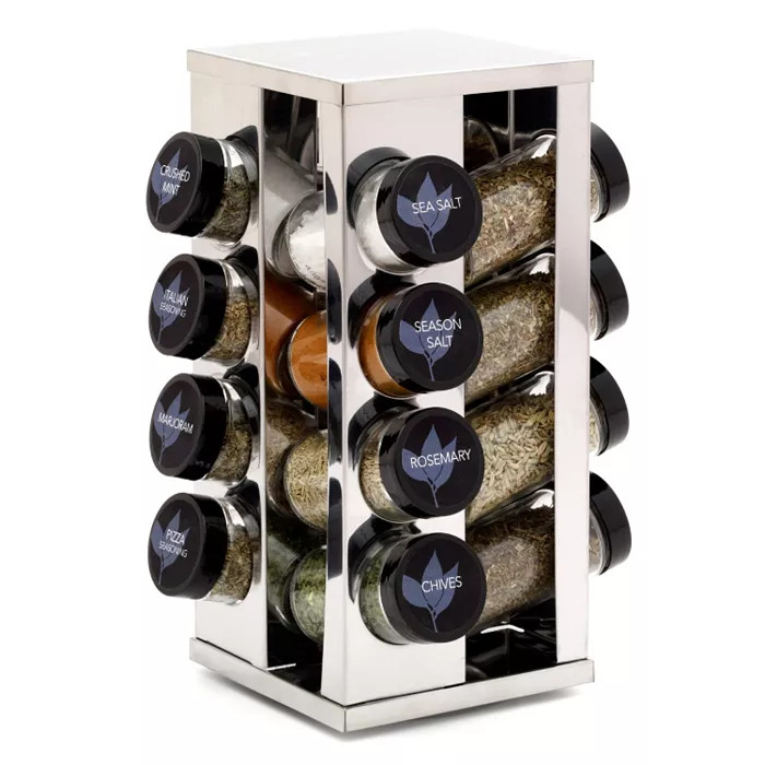 Kamenstein Heritage Revolving Countertop 16-Jar Spice Rack | Kohls | Kohl's