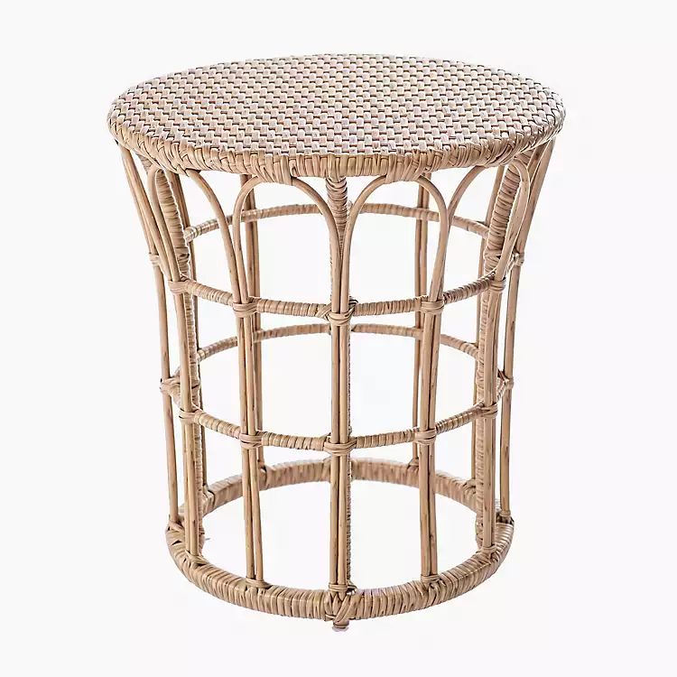 Havana Willow Weave Outdoor Side Table | Kirkland's Home