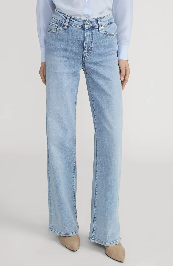 Le Slim Palazzo High Waist Wide Leg Jeans | Nordstrom
