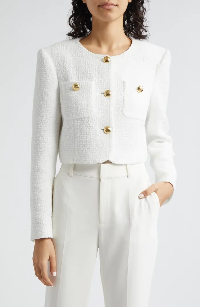 Cinq à Sept Auden Crop Tweed Jacket | Nordstrom | Nordstrom