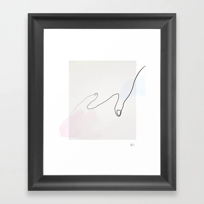 Unite Framed Art Print | Society6