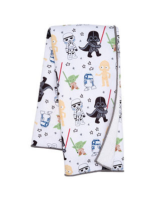 Star Wars Classic Fleece Baby Blanket - Yoda/Darth Vader/R2-D2/C-3PO | Macy's