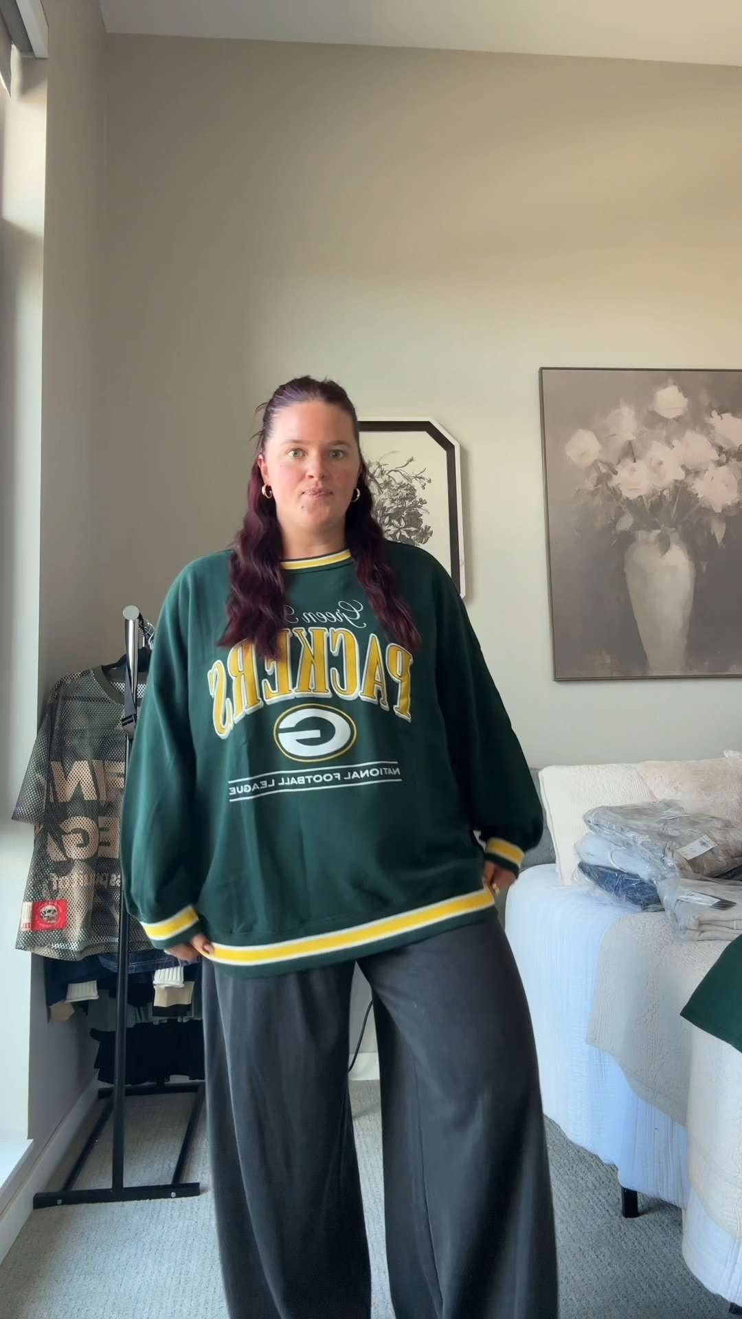 Men's Green Bay Packers Graphic Popover Hoodie
Light Gray XL

Men's Green Bay Packers Graphic Tee
BLACK
XXL

Women's Green Bay Packers Bra-Free 90s Cami
DARK GREEN
XL

Women's Green Bay Packers Vintage Sunday Crew
DARK GREEN 
XL

Men's Green Bay Packers Vintage-Inspired Graphic Tee
CREAM
XXL 

 #LTKMidsize #LTKFindsUnder50 #LTKFindsUnder100