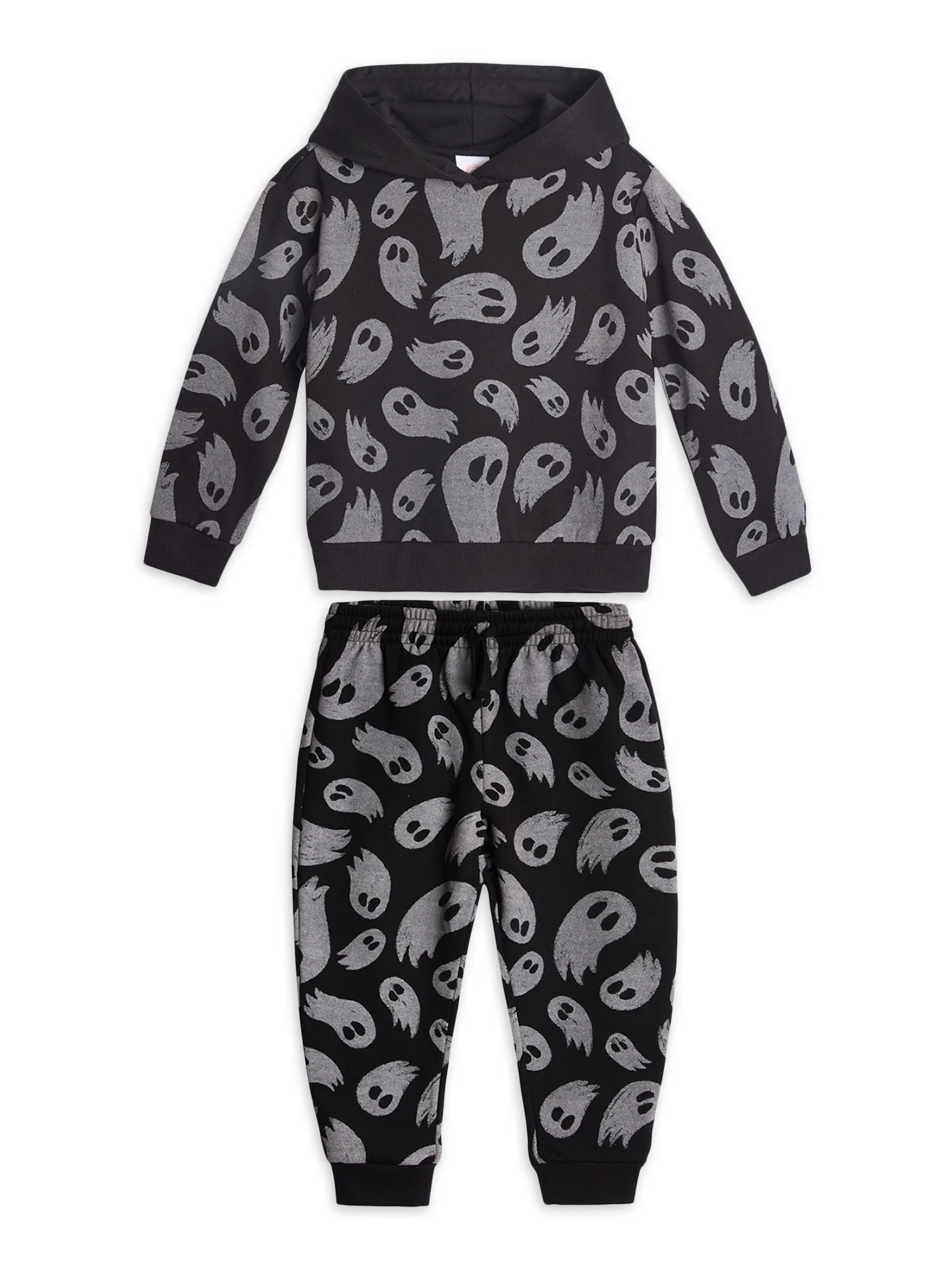 Wonder Nation Toddler Boys or Girls Halloween Fleece Outfit Set, 2-Piece Set, Sizes 2T-5T | Walmart (US)