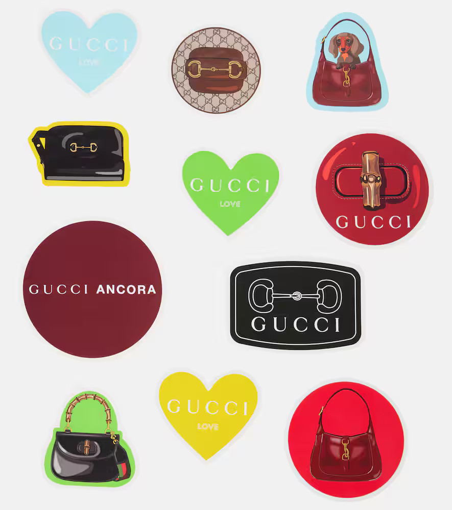 Gucci Set of 11 luggage stickers | Mytheresa (US/CA)