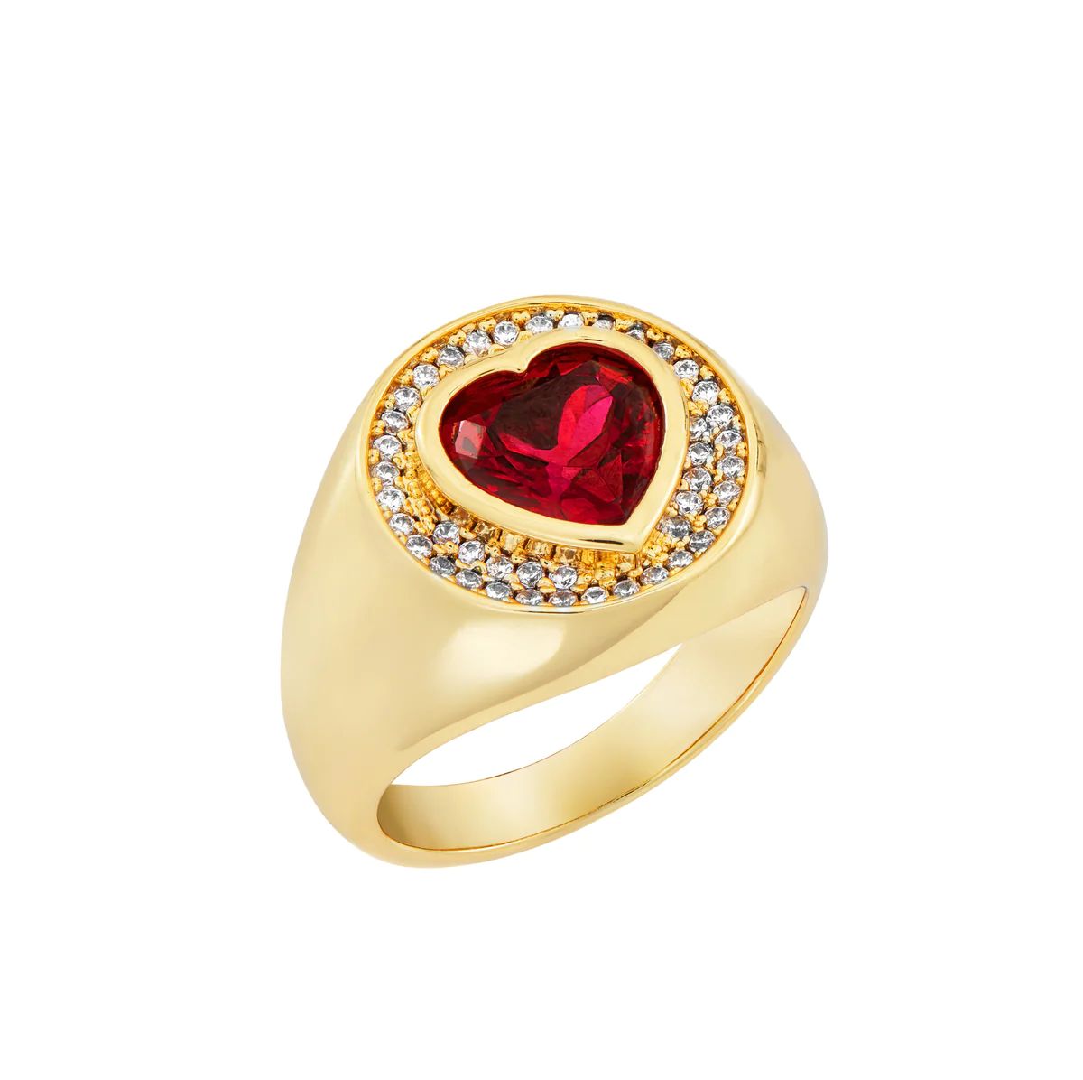 Queen Of Hearts Ring (fuchsia) | celeste Starre