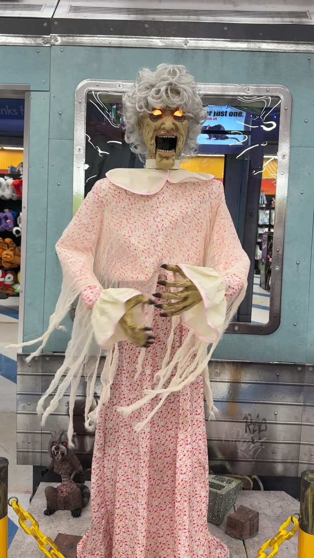 Spirit Halloween Twisted Grandma Animatronic 

#LTKHome #LTKSeasonal