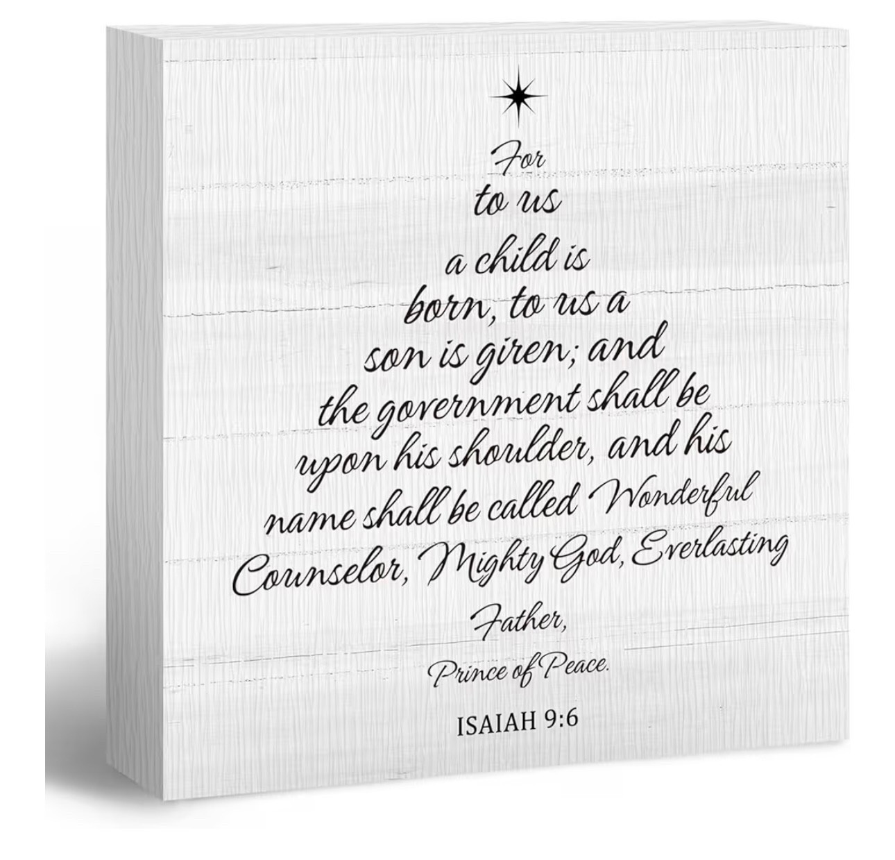 For unto us a child is born ✨

#LTKHome #LTKHoliday #LTKSeasonal