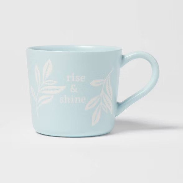 15oz Stoneware Rise and Shine Mug - Threshold™ | Target