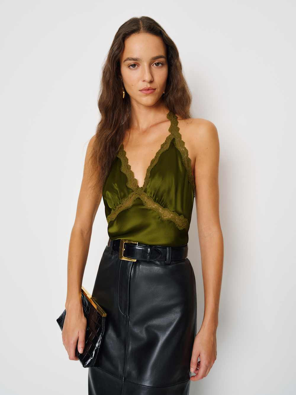 Monica Silk Top | Reformation (Global)