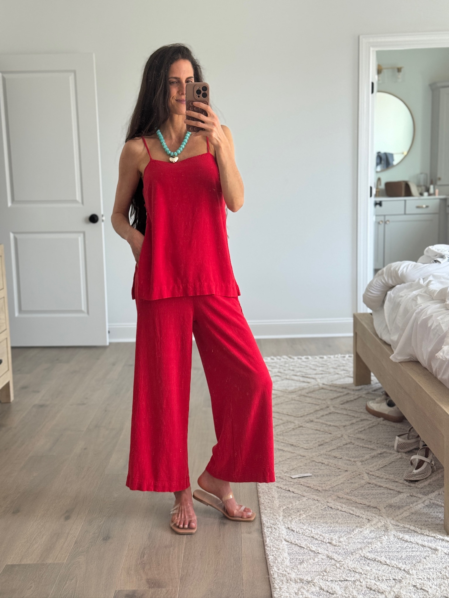 This set is SO good. The color, the fit, the lightweight feel… it’s an easy throw on that still looks put together.

Perfect for vacation, summer nights, or anything you want to feel comfy but cute.

#LTKSeasonal #LTKmomlife #LTKootd