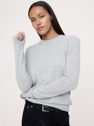 Lightweight Cashmere Crew-Neck Sweater | Banana Republic (US)