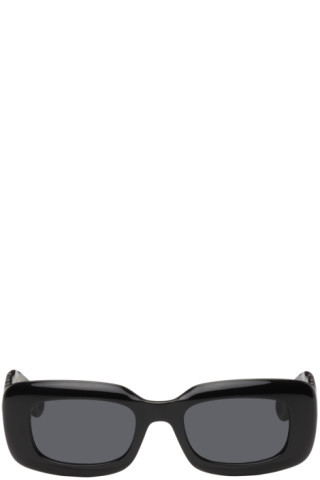 Lanvin - Black Rectangular Sunglasses | SSENSE