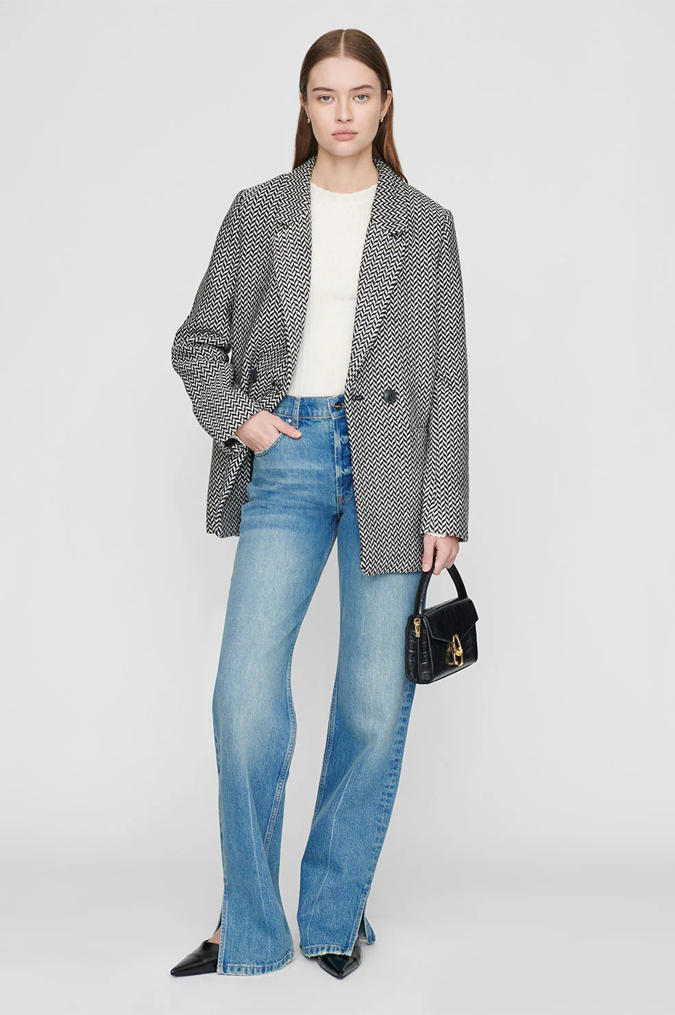 Fishbone Blazer | Anine Bing