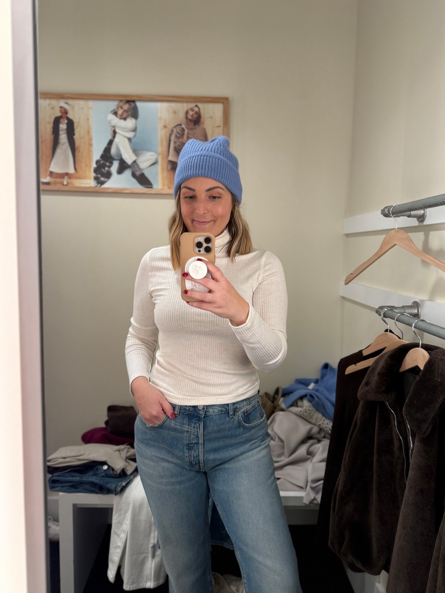 Got this blue beanie 😍loved the pop of color for winter!  

Winter hats, beanies, winter accessories 

#LTKGiftGuide #LTKCyberWeek #LTKHoliday