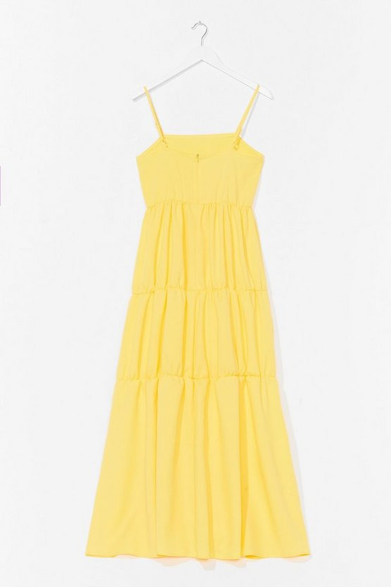 Cami Tiered Maxi Dress | Nasty Gal (US)