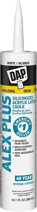 DAP Alex Plus Acrylic Latex Caulk, White, 10.1 Oz (7079818152) | Amazon (US)