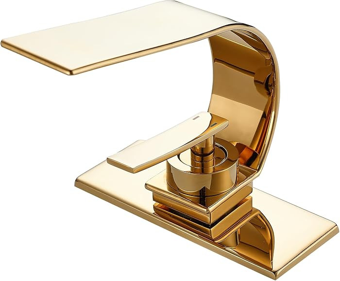 becola Modern Bathroom Sink Faucet, Single Handle Bathroom Faucets for Sink 1 Hole, Low Arc Touch... | Amazon (US)