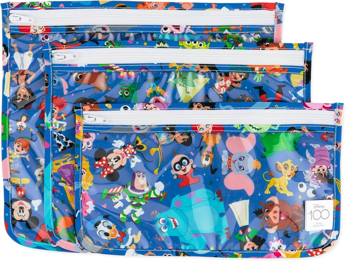 Bumkins Disney Travel Bag, Toiletry, TSA Approved Pouch, Zip Bag, Quart Size Airline Compliant, C... | Amazon (CA)