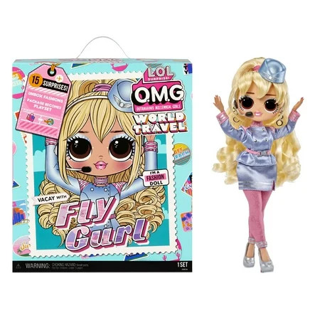 LOL Surprise OMG World Travel™ Fly Gurl Fashion Doll with 15 Surprises including Fashion Outfit Trav | Walmart (US)