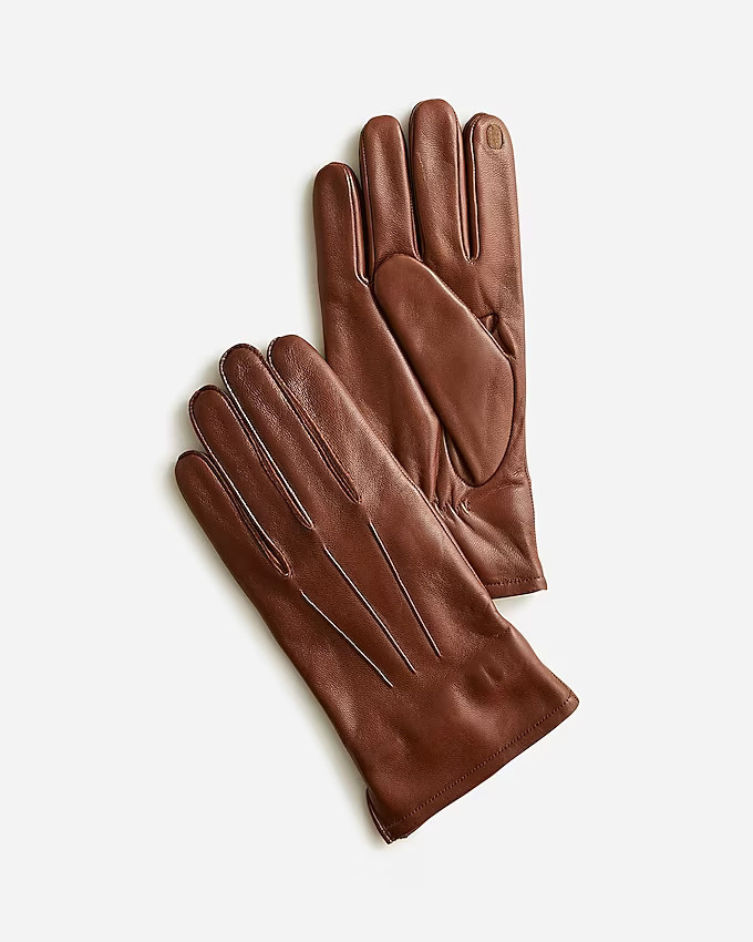 Cashmere-lined leather gloves | J. Crew US