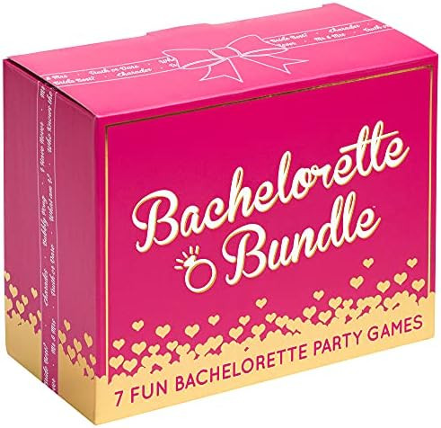 Bachelorette Bundle - 7 Fun Bachelorette Party Games (Quiz The Groom, Bach Charades, I Have Never, W | Amazon (US)