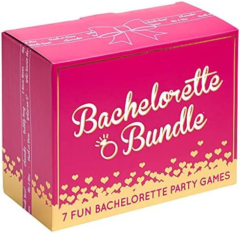 Bachelorette Bundle - 7 Fun Bachelorette Party Games (Bubbly Pong, Quiz The Groom, Bach Charades,... | Amazon (US)