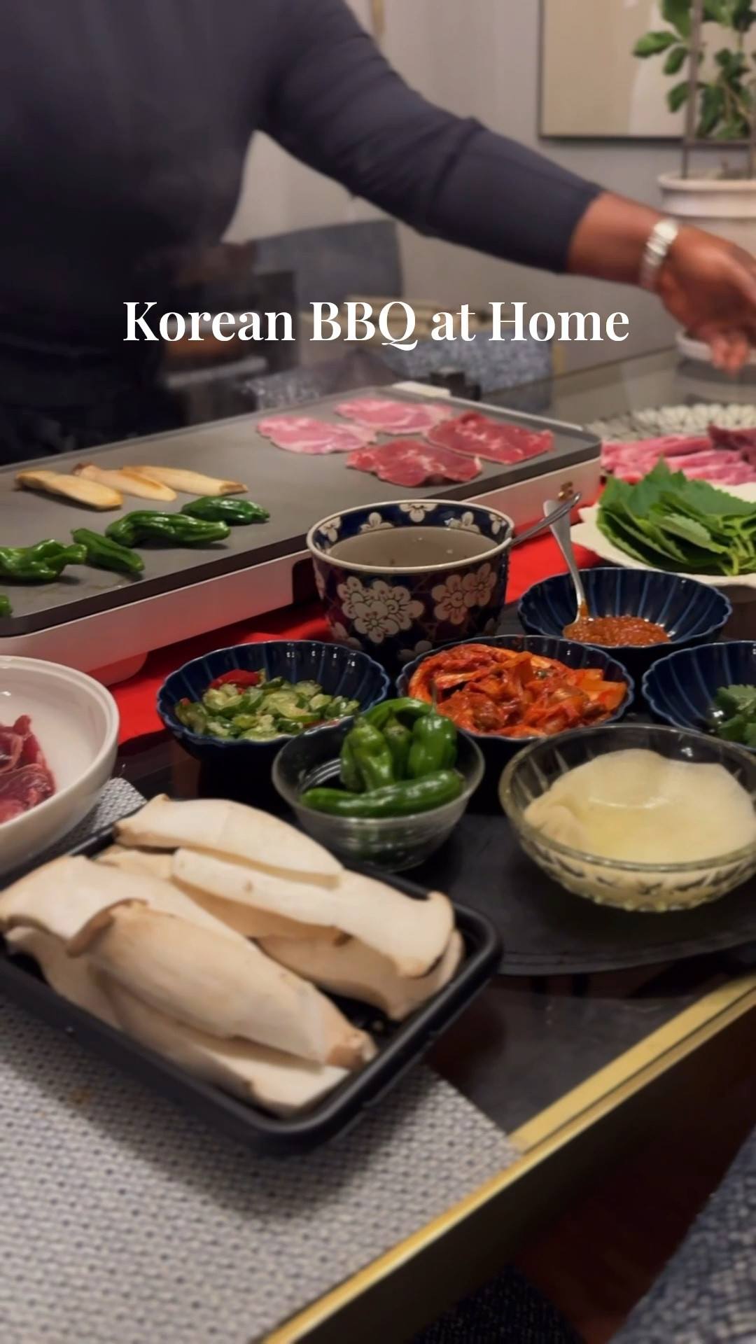 Korean BBQ night… at home! 🏠✨ My daughter and I love Korean barbecue, so we decided to try it at home. 

We had the best time grilling everything on our Beautiful griddle. We grabbed all the fresh meats + sides at HMart and honestly, it felt just as fun (and waaay more affordable) than going out.

Would you try Korean BBQ at home?

#KoreanBBQ #DinnerAtHome #HomeCookingVibes #EffortlessEntertaining #LTKFood #LTKHome #WalmartFinds #MomLifeUnfiltered #EasyMeals #AffordableEats 


#LTKFindsUnder50 #LTKHome #LTKOver40