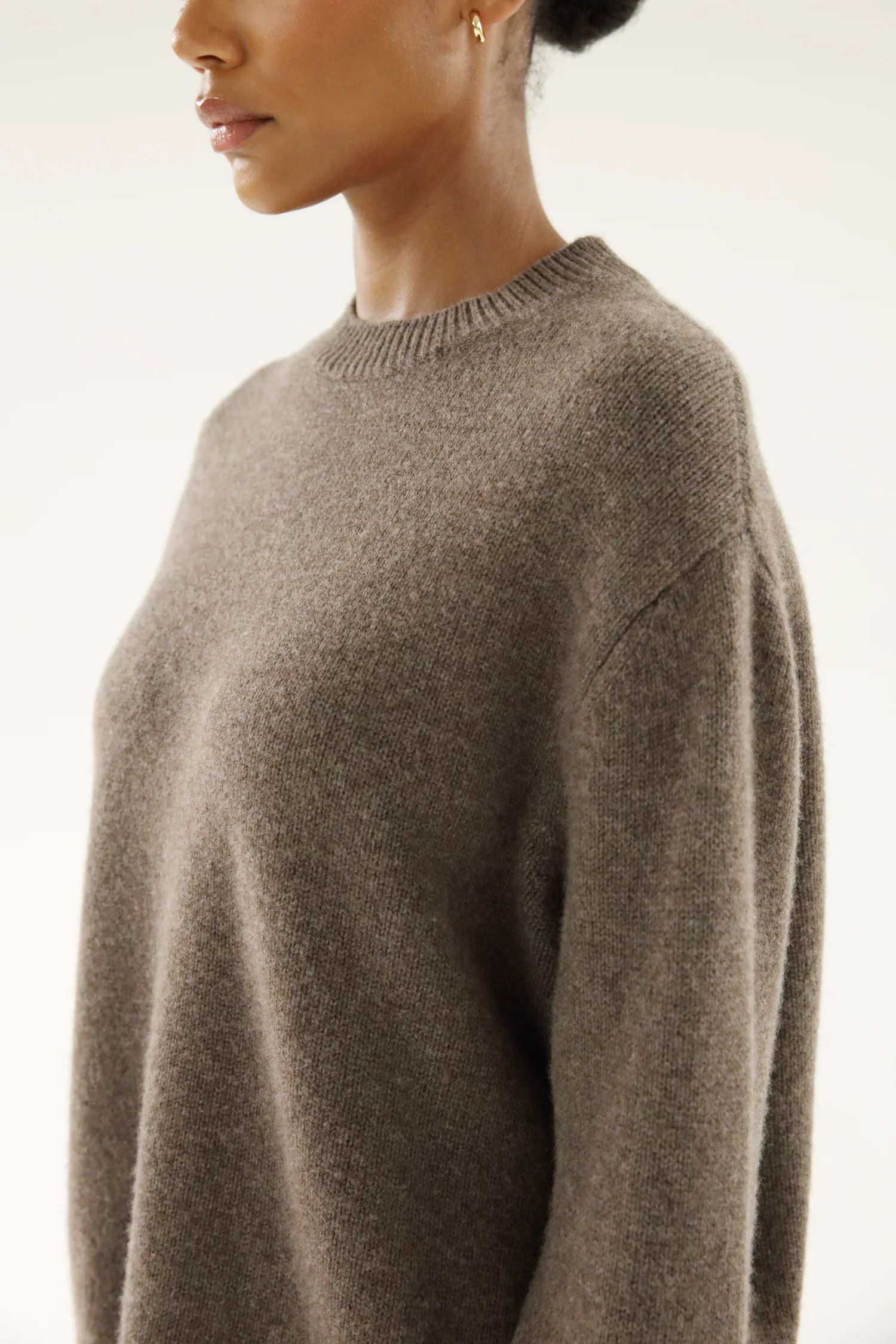 Flo Crewneck Sweater, mocha | Almada Label
