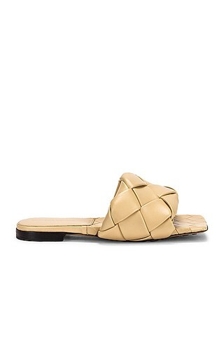 Bottega Veneta Lido Sandals in Porridge | FWRD | FWRD 