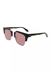 KENDALL + KYLIE Modern Combo Aviator Clubmaster Sunglasses | Belk