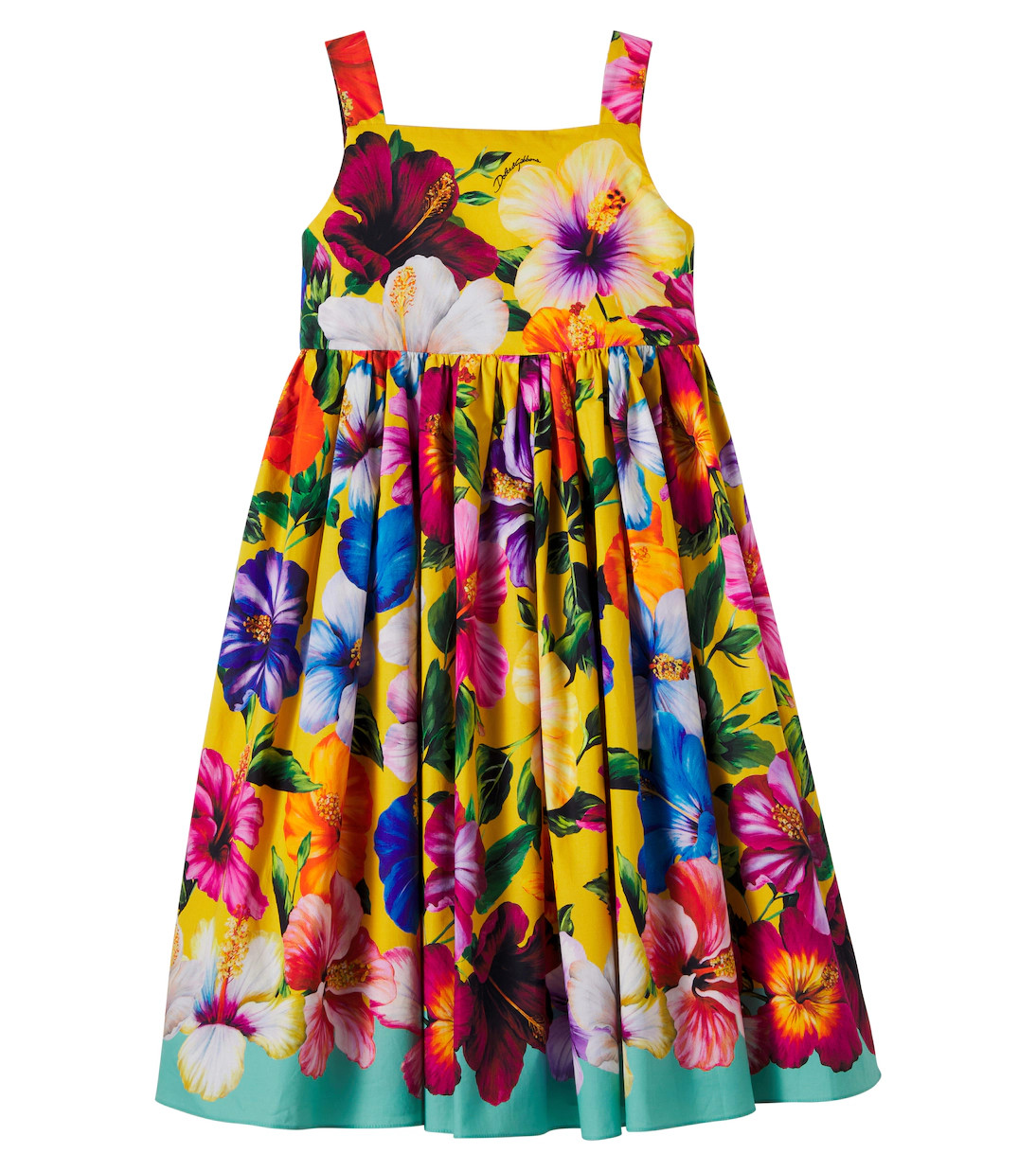 Floral pleated cotton dress | Mytheresa (US/CA)