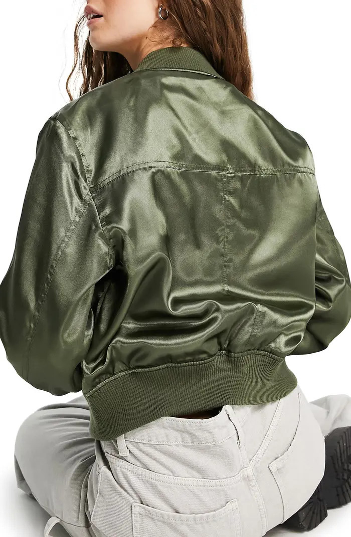 Satin Bomber Jacket | Nordstrom