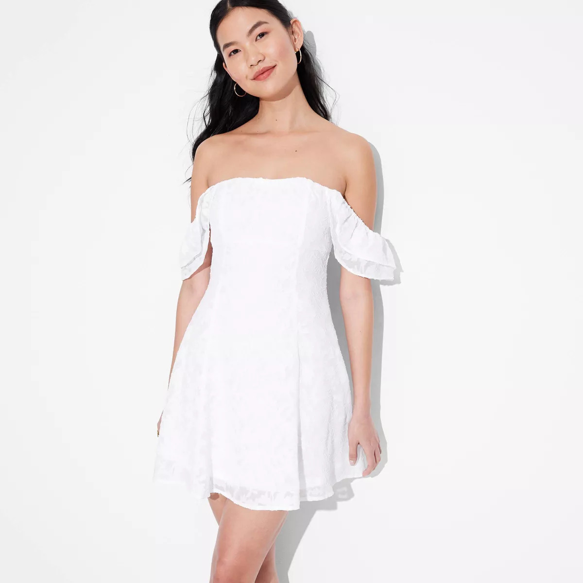 Women's Ruffle Short Sleeve Mini A-Line Dress - Wild Fable™ | Target