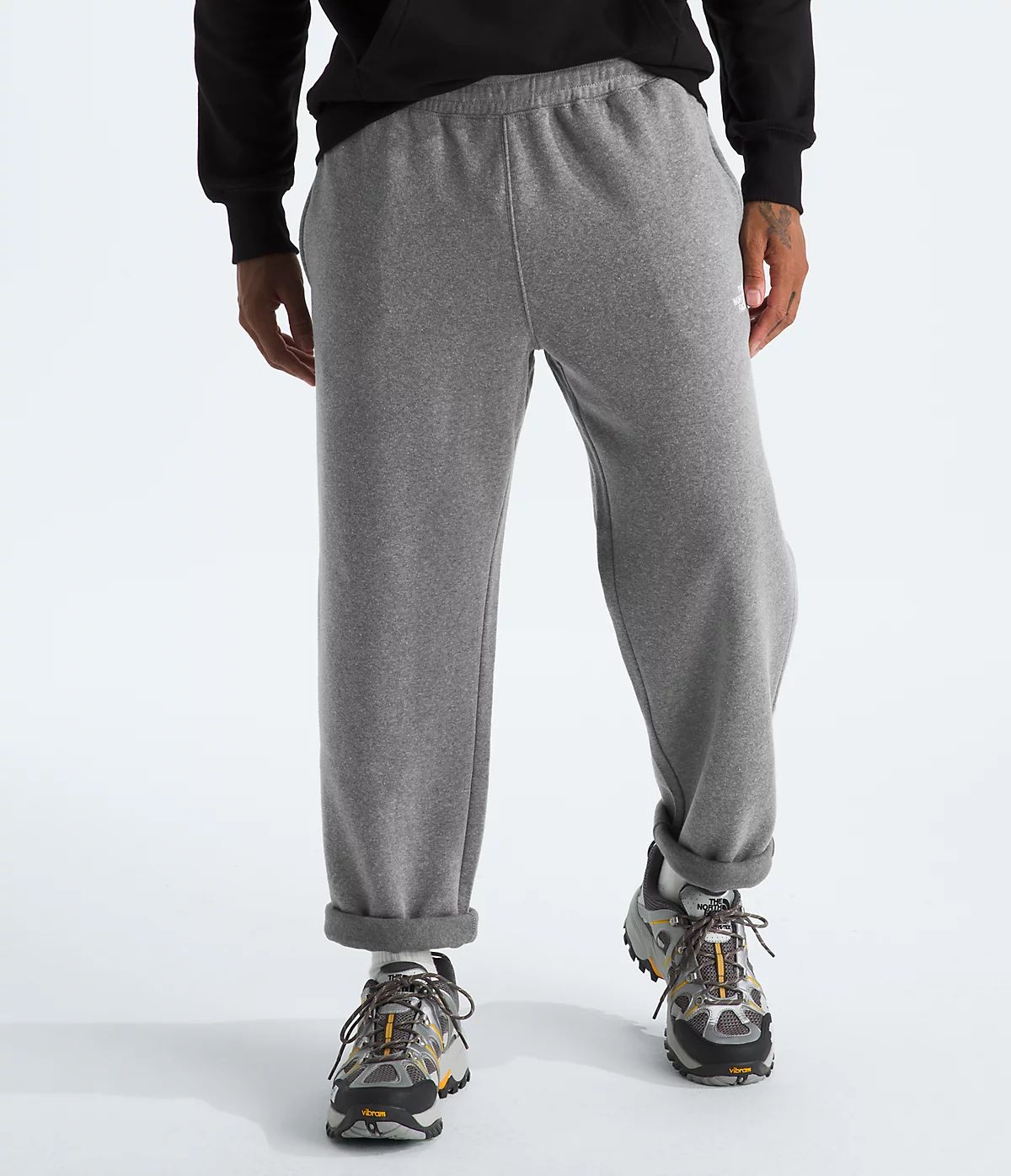 The North Face Men’s Evolution Straight Leg Sweatpants (Size: XXL): Medium Grey Heather/White | The North Face (US)