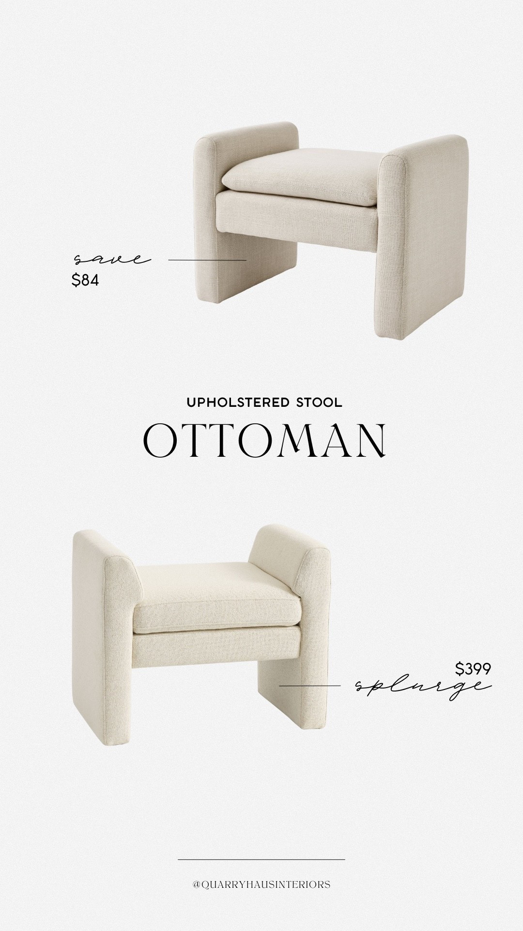 This ottoman gives your the Pottery Barn looks for (wayyy) less! 

#LTKHome #LTKSaleAlert #LTKFindsUnder100