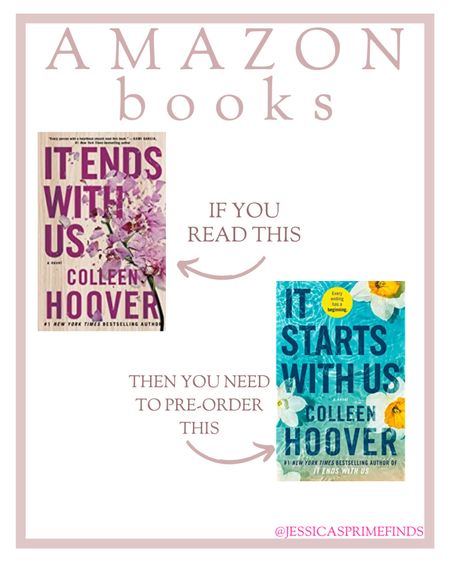 If you read It Ends with Us by Colleen Hoover you need to preorder It Starts with Us which releases October 18. Romance novel womens fiction best seller New York Times best seller booktok

#LTKunder50 #LTKtravel #LTKhome