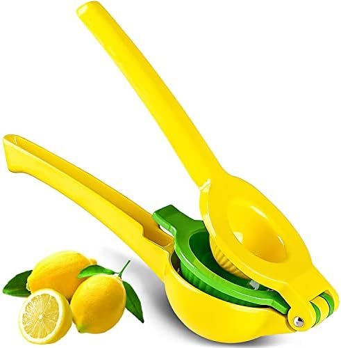 Boxgear 2-in-1 Lemon Lime Squeezer - Handheld Aluminum Citrus Juicer With Seed Basket Strainer - ... | Amazon (US)