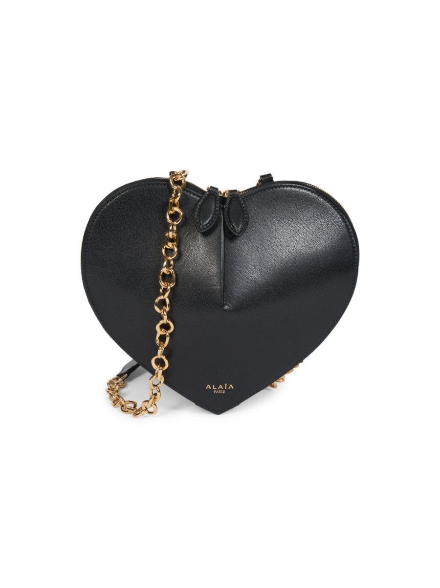 Le Coeur Leather Chain Shoulder Bag | Saks Fifth Avenue