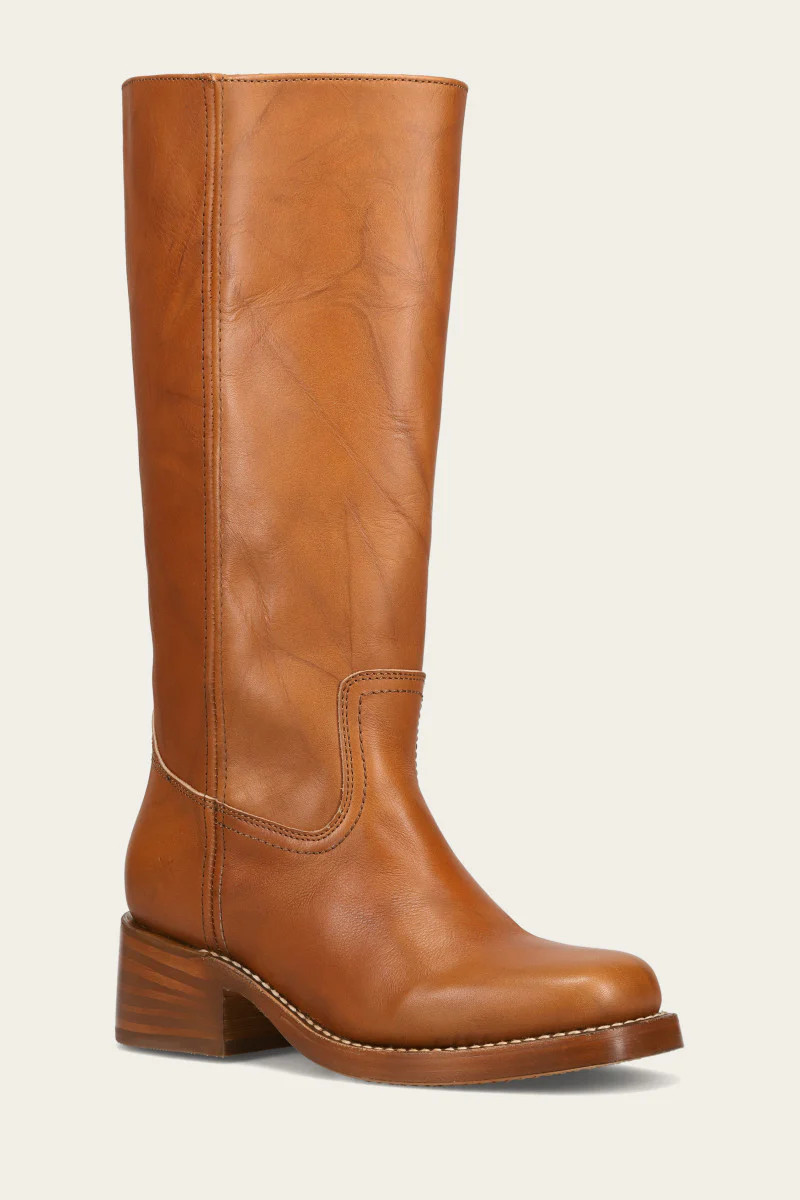 Women's Saddle Campus 14L Wide Calf Boots | The Frye Company | FRYE