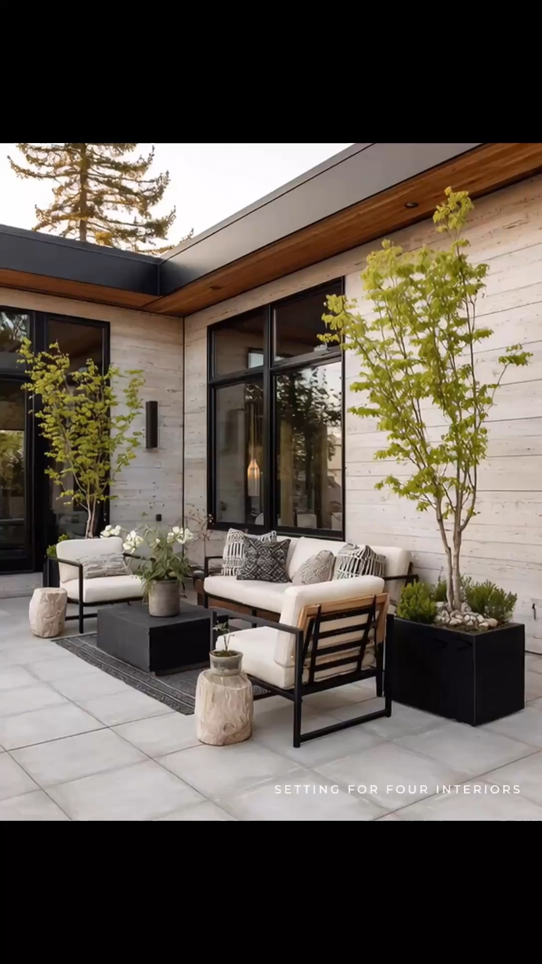 Outdoor patio glow up with chic furniture and planters! 
Outdoor rug, outdoor sofa and chair set, outdoor planter, plant pot, organic modern, neutral aesthetic, minimalist, courtyard, outdoor decor, backyard, summer, Restoration Hardware style, Crate & Barrel home, Amazon home, Wayfair, Target

#LTKsummer #LTKhome #LTKsale