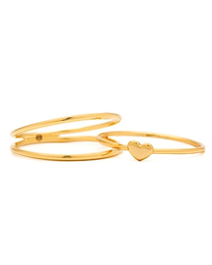 Gorjana Carina Midi Rings, Set of 2 | Bloomingdale's (US)