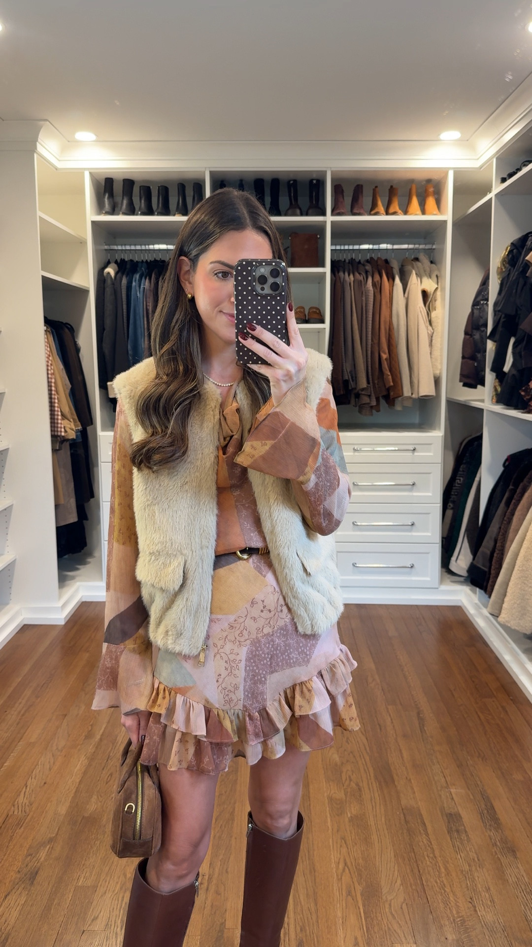 Xsmall dress 
Xsmall vest 

Zara 
Thanksgiving outfit 
Fall dress 
Boots 
Knee high boots 

#LTKFindsUnder50 #LTKFindsUnder100 #LTKSeasonal